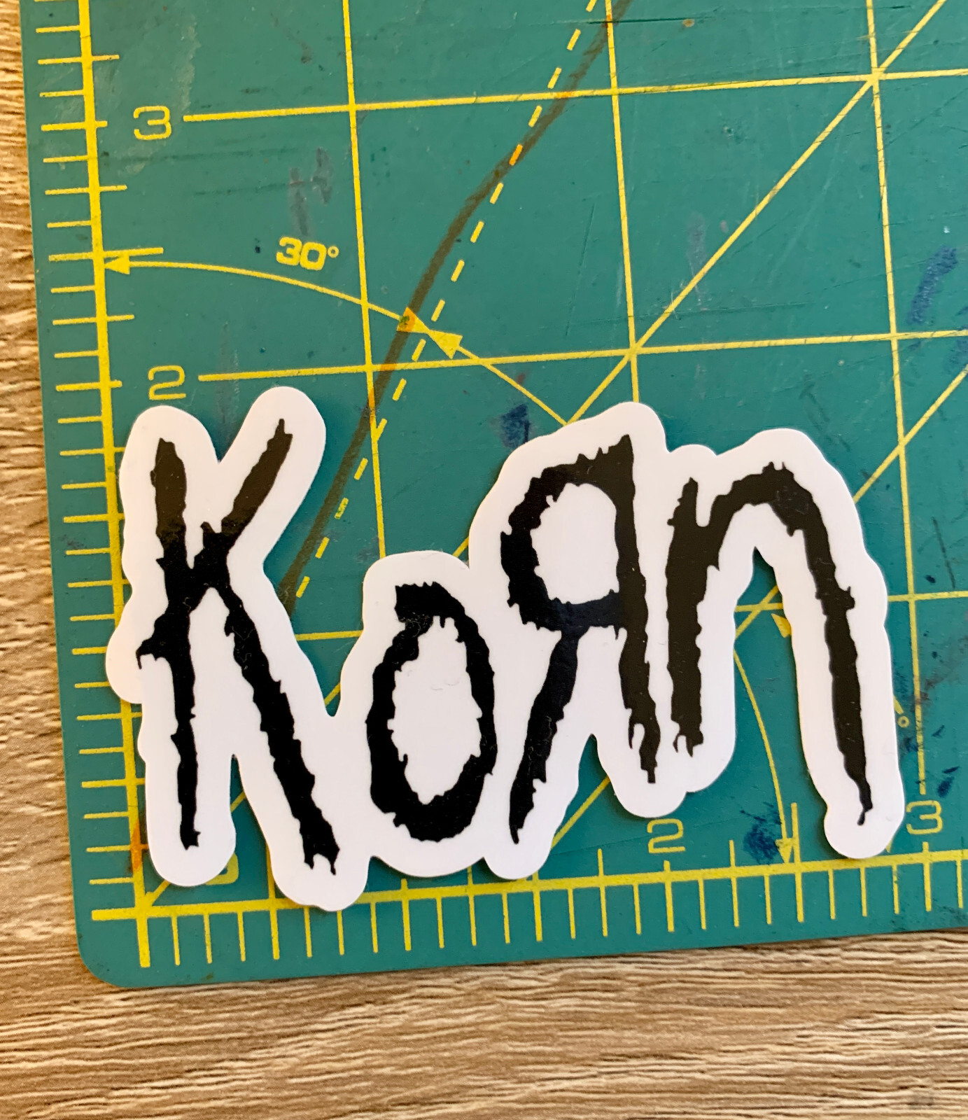Korn Vinyl Decal Rock Music Nu Metal Band Car Window Laptop Guitar Sticker