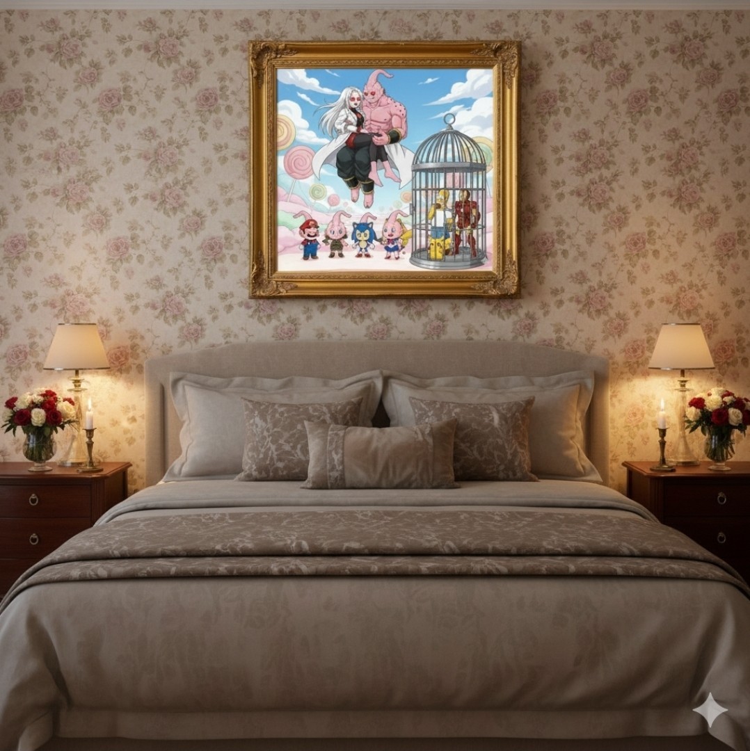 Pop Culture Poster Collection Majin BU Multiverse Hero Absorbed Fan Art