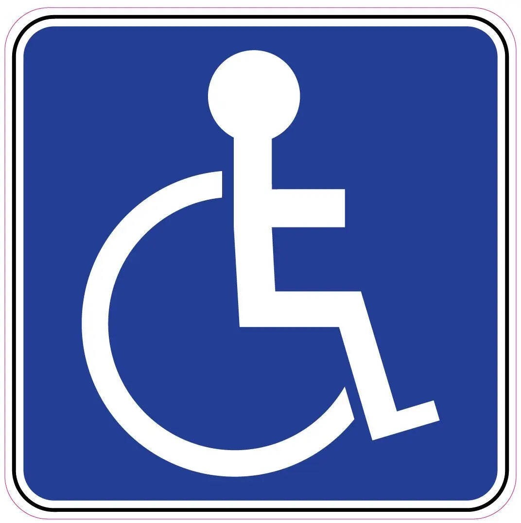 Handicap Decal
