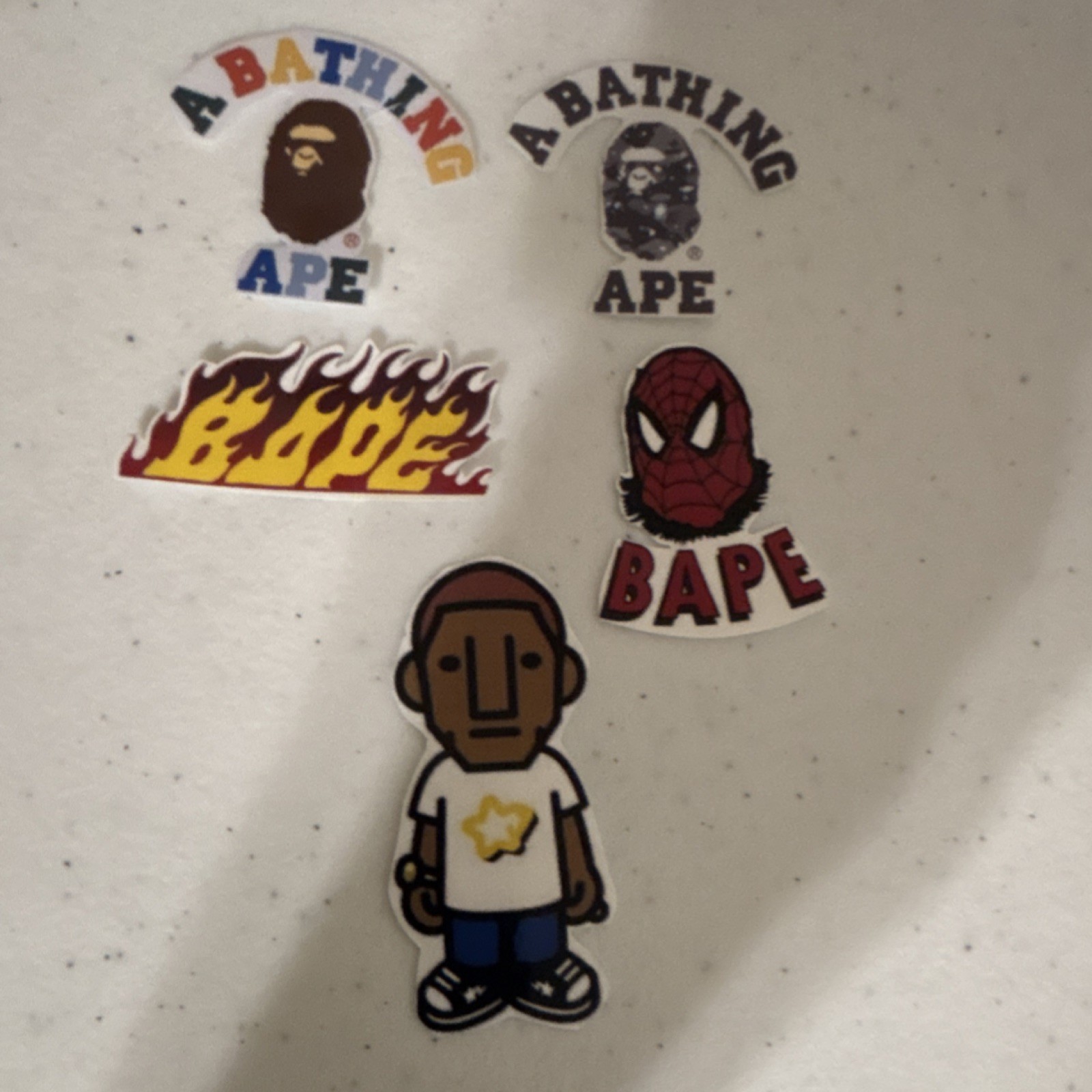 A Bathing ape sticker set