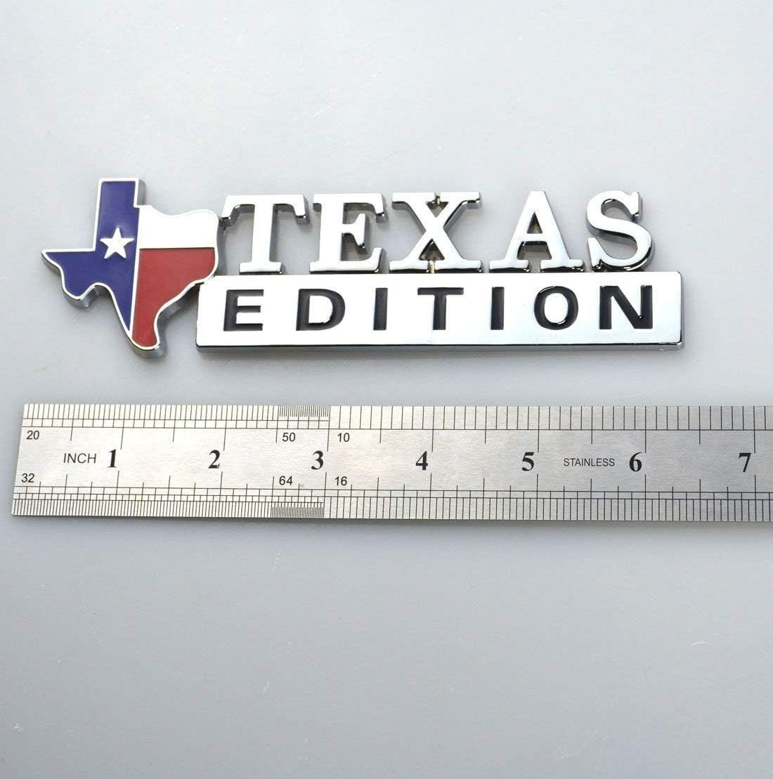 6.5" Weather-Proof Texas Star Flag Emblem Car Sticker – Easy Installation