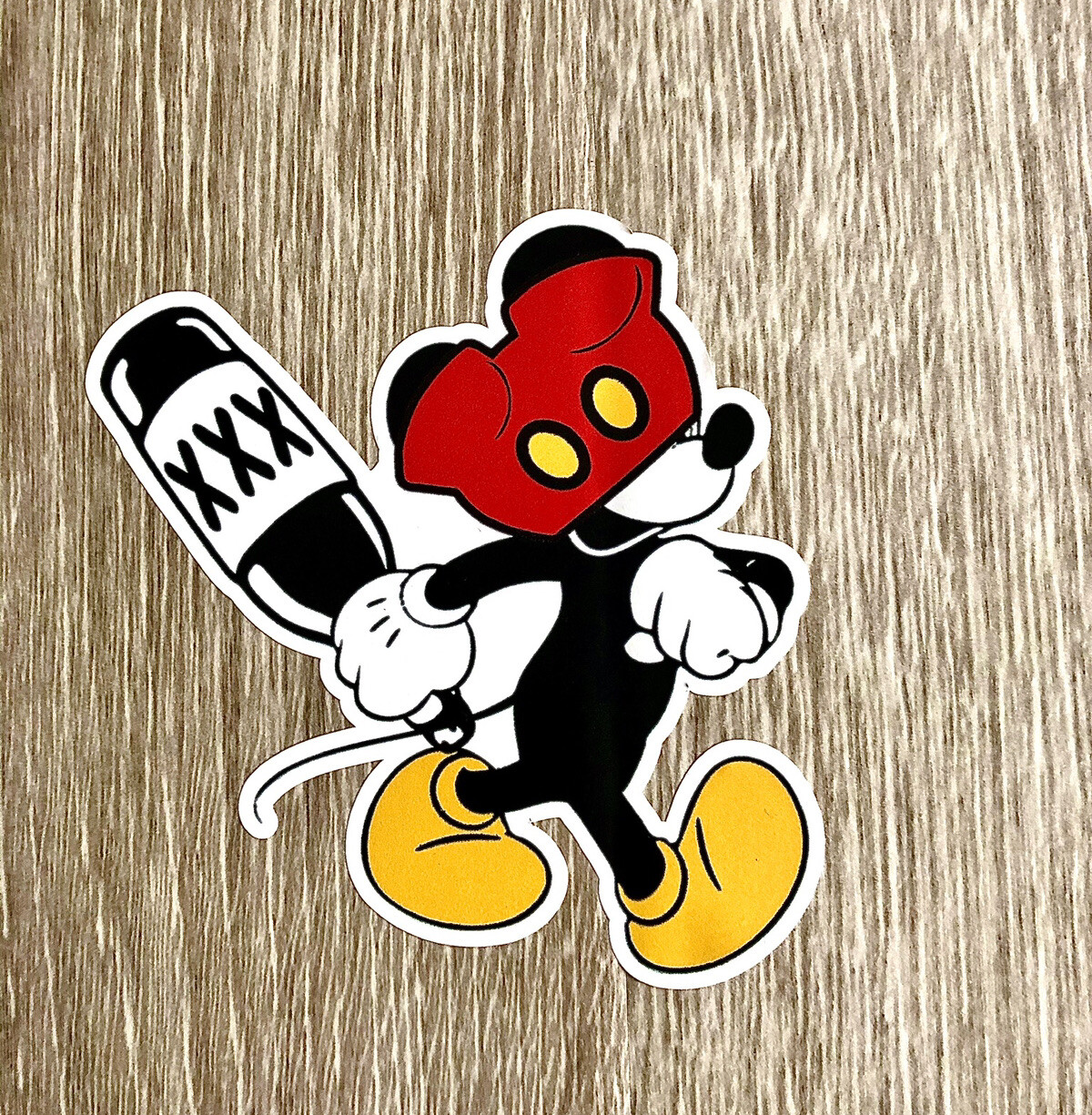 Mickey Mouse Sticker – Punk Rock Heavy Metal