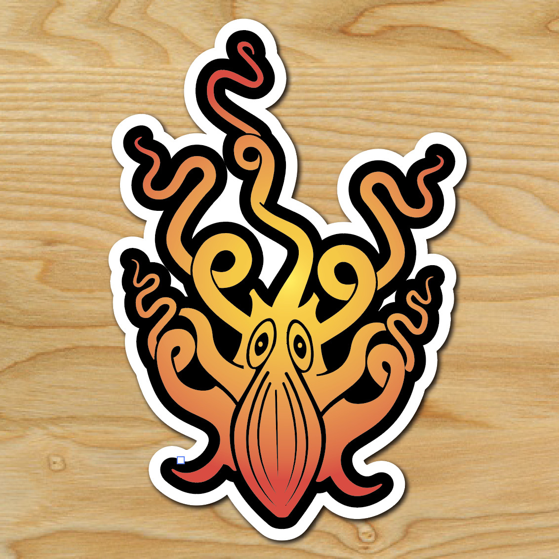 (1) ONE Octopus Sea Decal Sticker Car Boating Boat Beach Fishing Ocean Scuba NEW