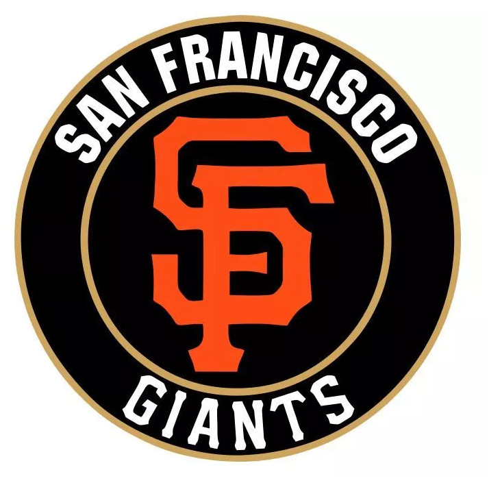 San Francisco Orange Black Baseball Weather Resistant Vinyl Sticker/Decal 12