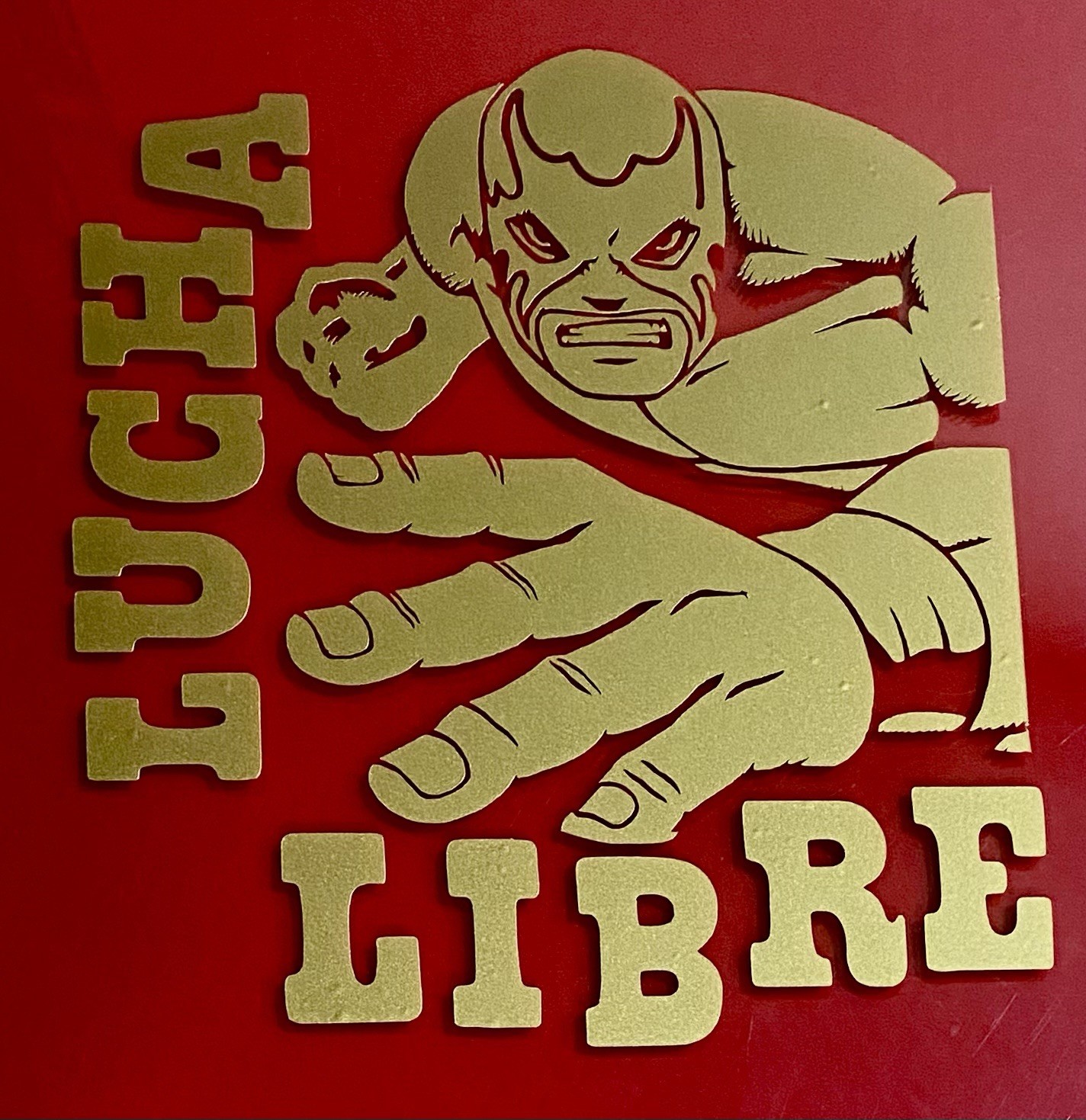 LUCHA LIBRE, wrestling Sticker, Decal Vinyl for Laptop , Desk, Window, Helmet