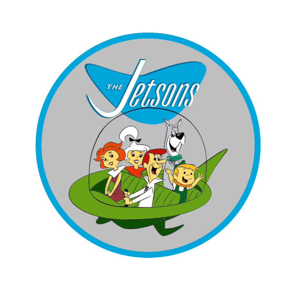 Cartoons – The Jetsons – 4" Handmade Vinyl Decal Vehicle Laptop Cooler Tumbler