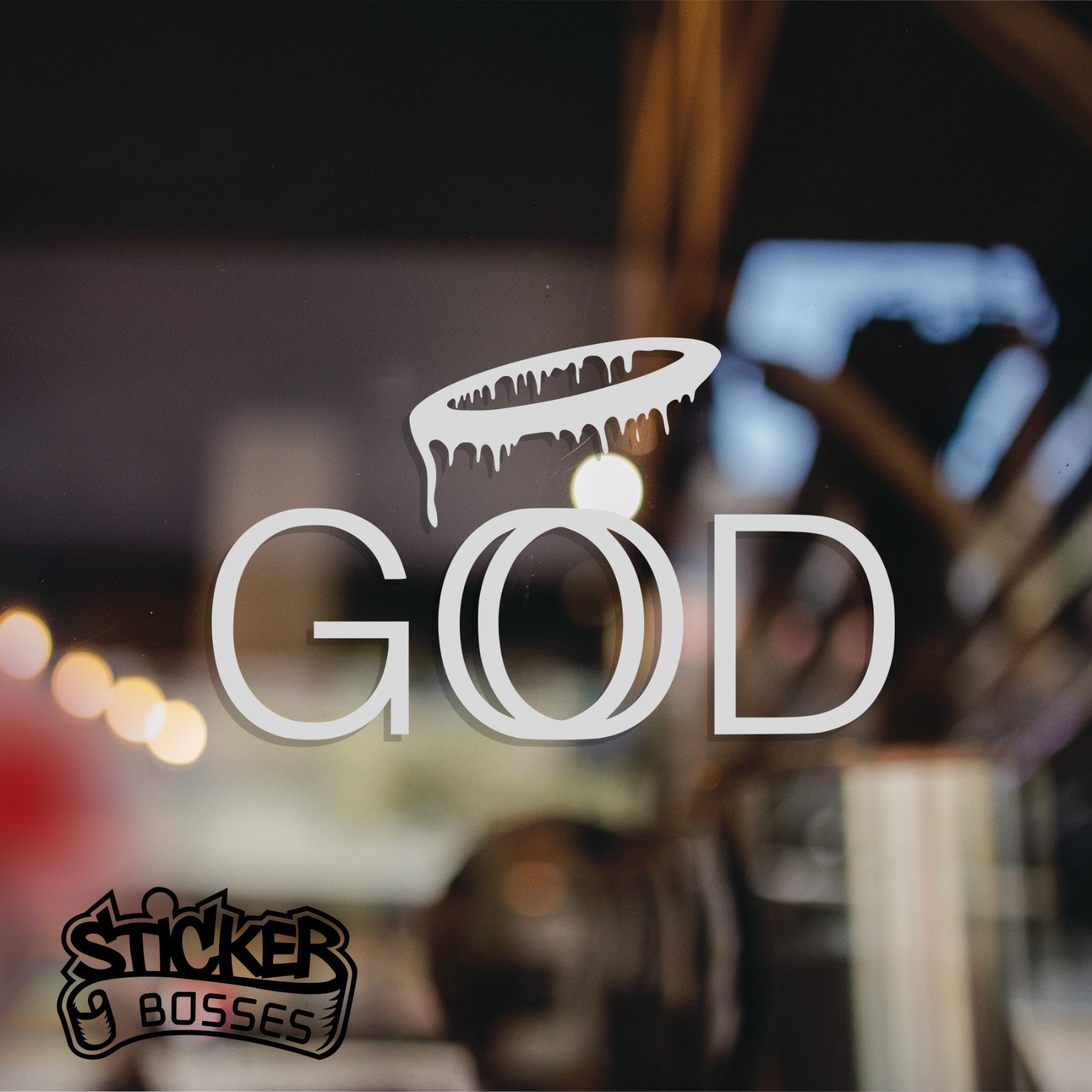 God Drip Halo Faith Vinyl Decal Sticker Car Inspirational