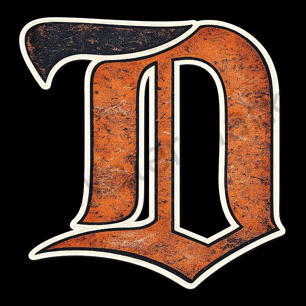 Detroit Laminated Vinyl Car Truck Laptop Sticker/Decal Tigers Distressed Vintage