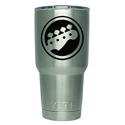 DD302 2 Pack- Bass Guitar Decal Sticker (Decal ONLY Cup NOT Included) | 3