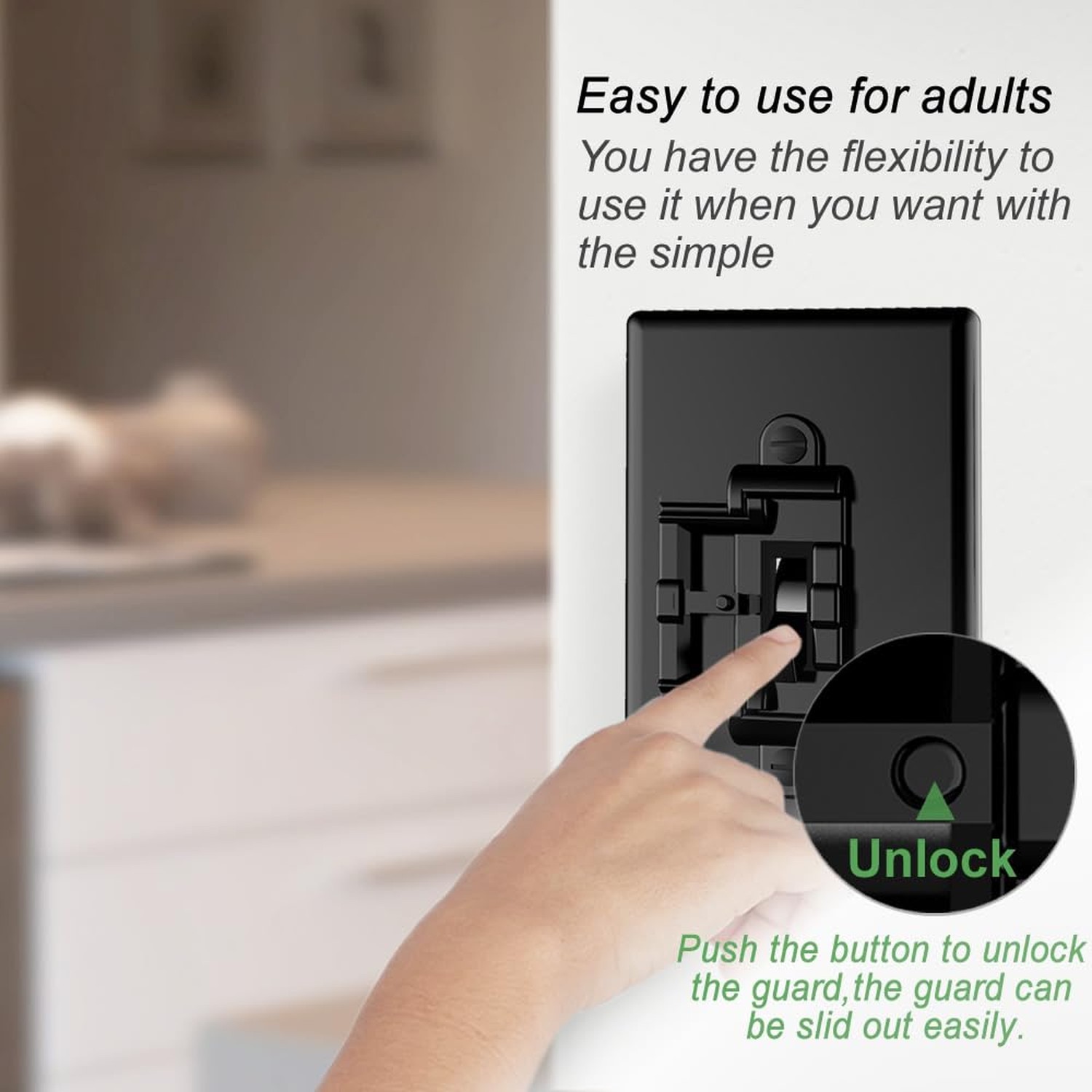 Light Switch Cover Guard,Toggle Lightswitch Coverplate Lock,Child Proof Switc…