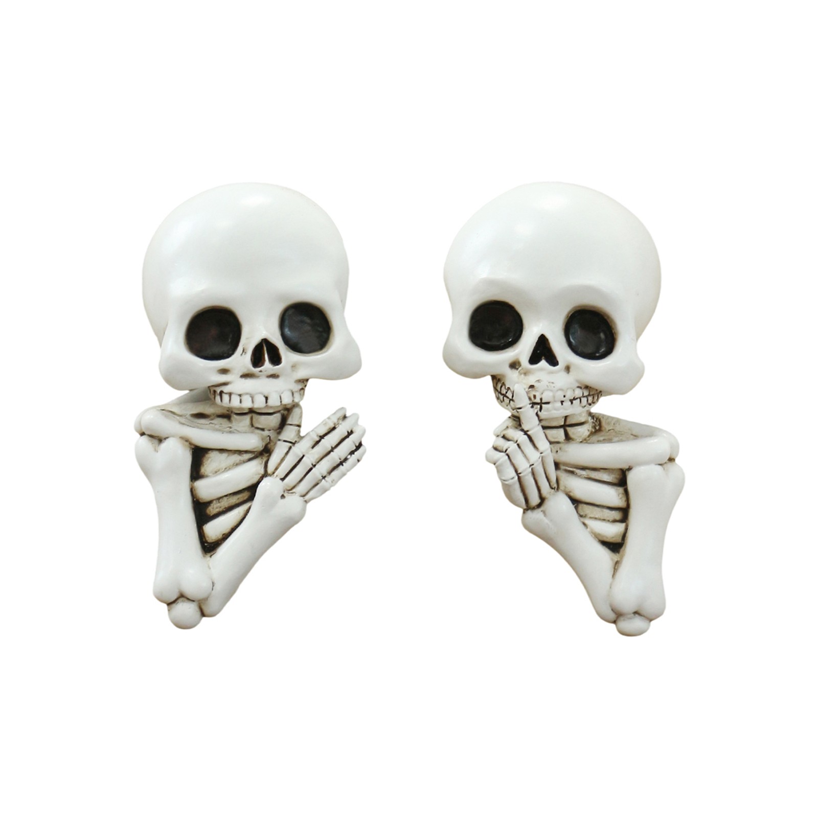 Resin Skeleton Sculpture Wall Switch Decor 3D Wall Sticker Gothic Wall Sculpture