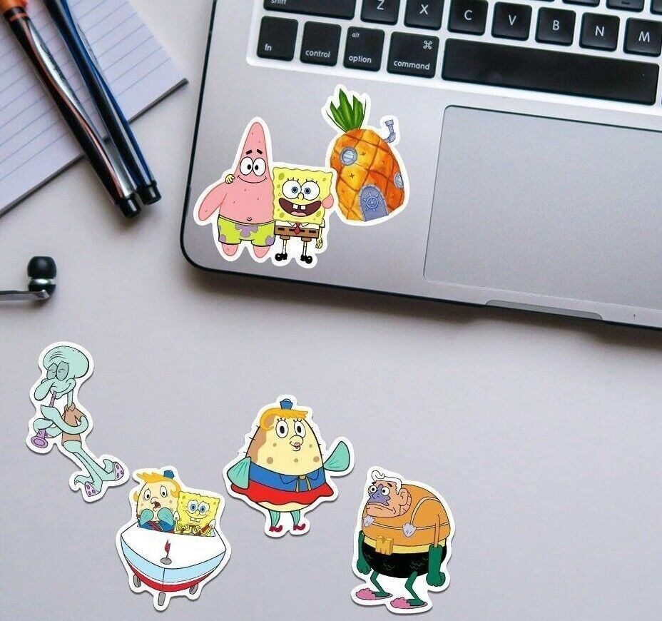 SPONGEBOB Stickers [B] SQUAREPANTS Squidword PATRICK ~ Vinyl Skateboard Decals