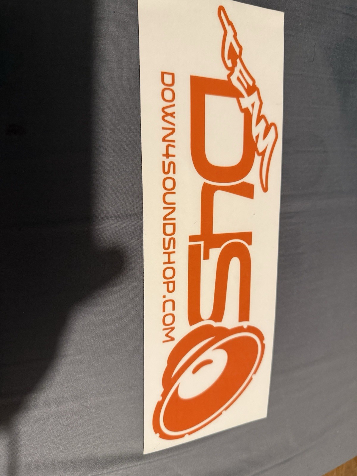 D4S Decal 12 Inches Orange