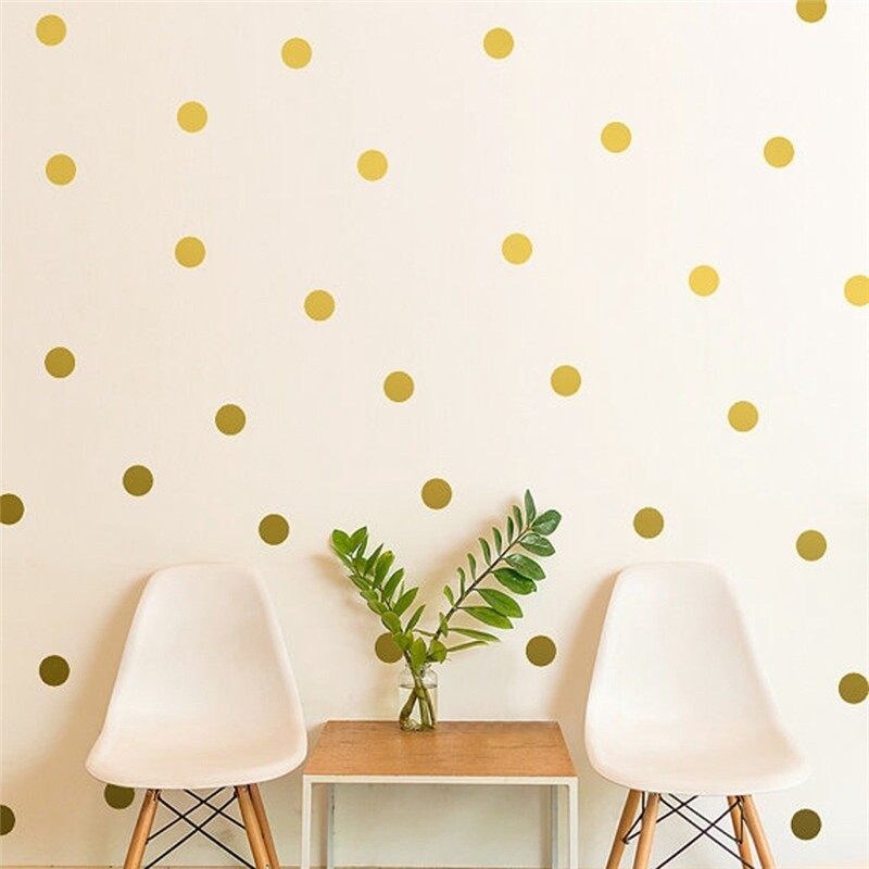 Stickers Decal Dot Wall Decor Spots Child Kids Polka Circle – 3 Colors Vinyl Art