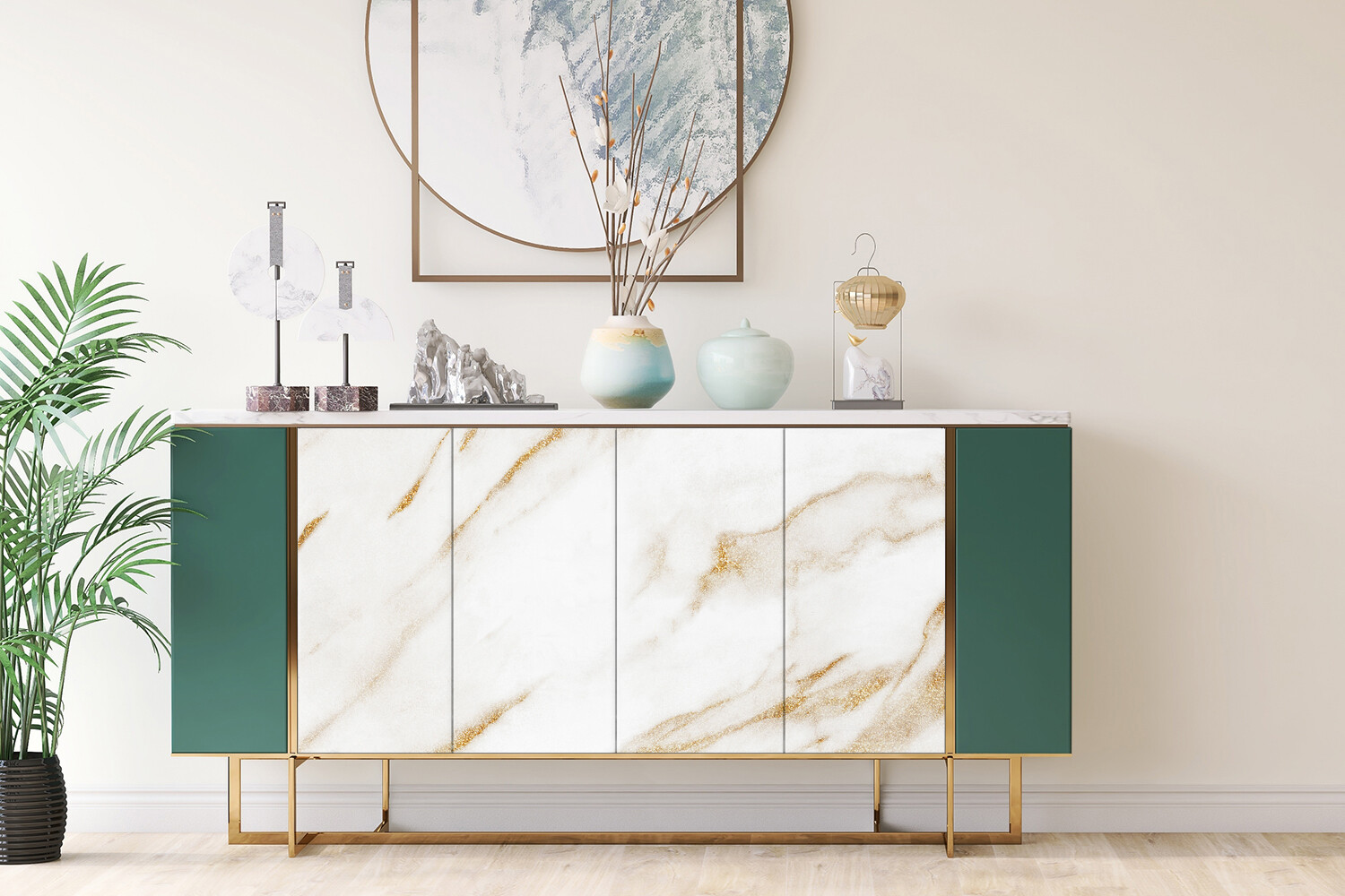 Worktop Covering Stickers Self Adhesive Vinyl Wrap Marble texture 100×50