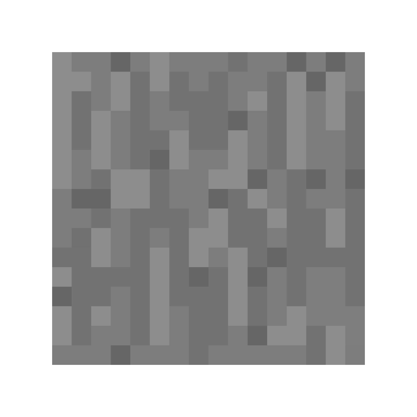 Mine Themed Stone Block Wall Decal – 12" x 12" – Peel and Stick