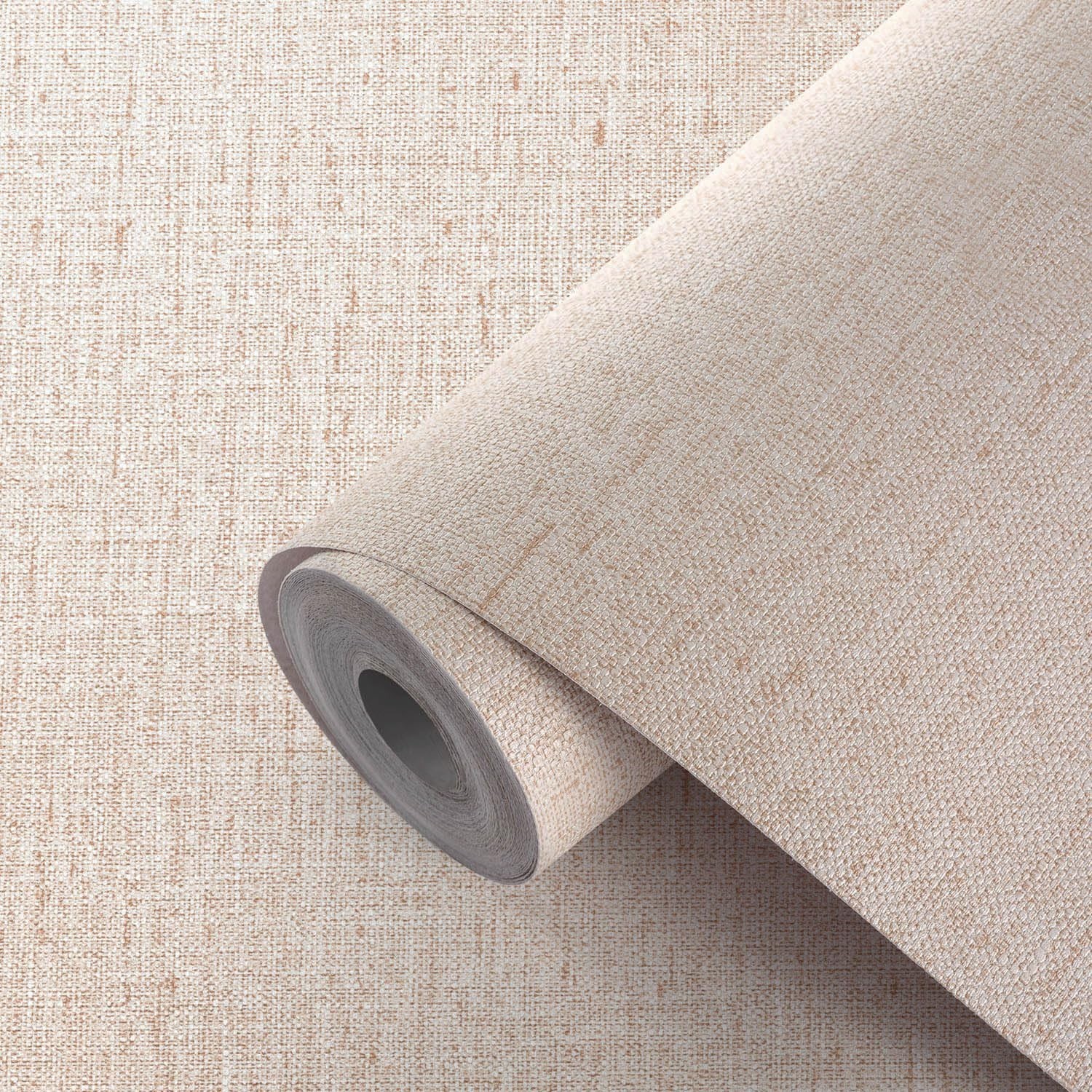 Beige Wallpaper Peel and Stick 472" Textured Beige Grasscloth Contact Paper F…