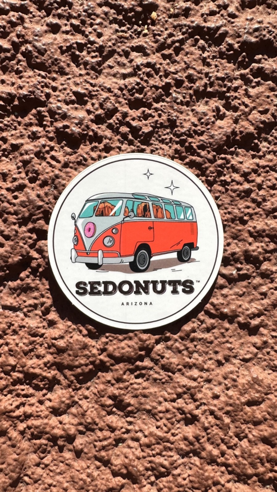 Exclusive Sedonuts and Coffee Stickers SEDONA ARIZONA