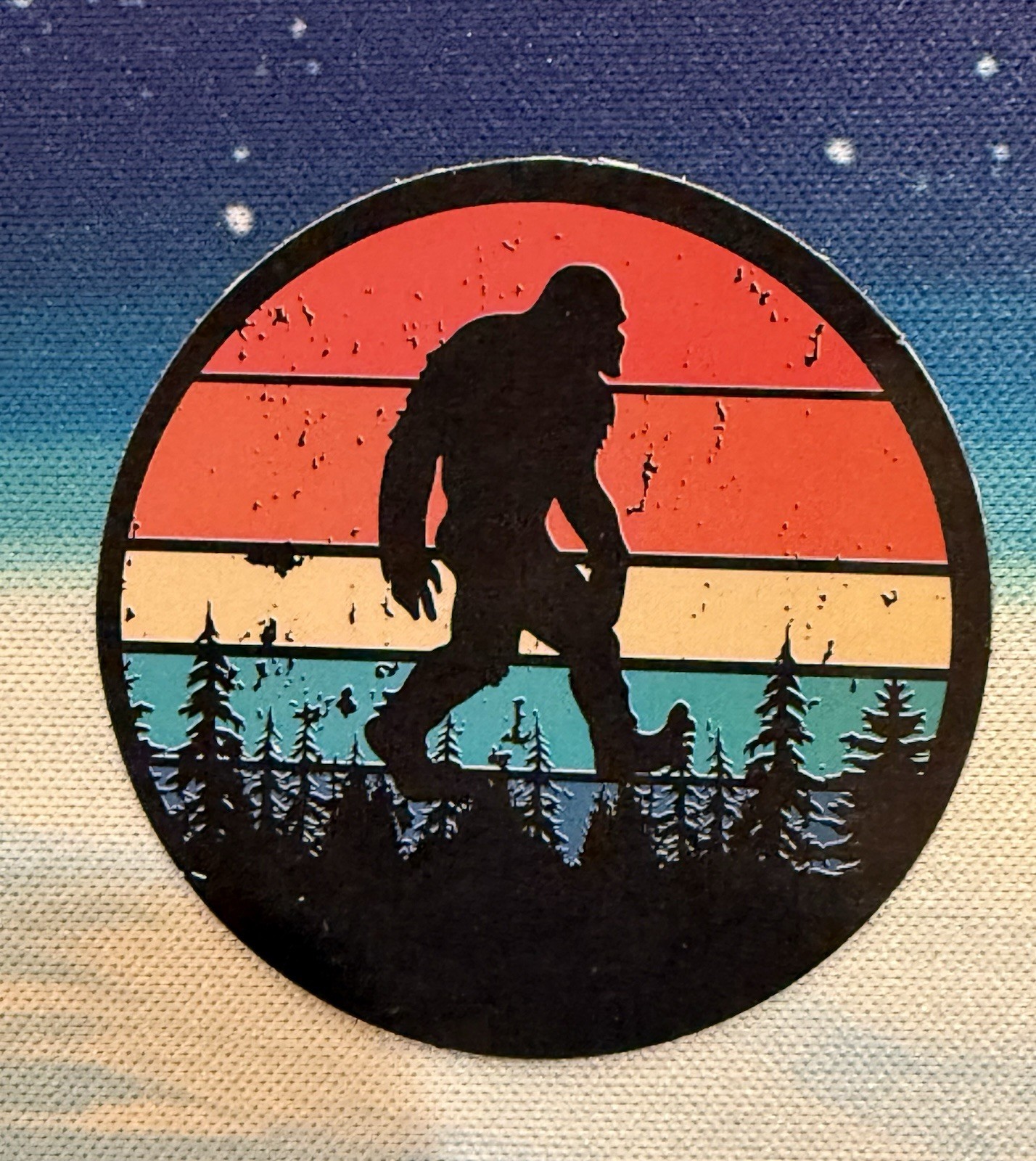 Outdoors Hiking Camping Adventure Nature Mountain Forest Trail Sticker Decal