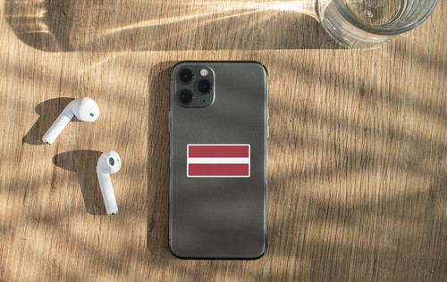 Latvia Flag Sticker Decal