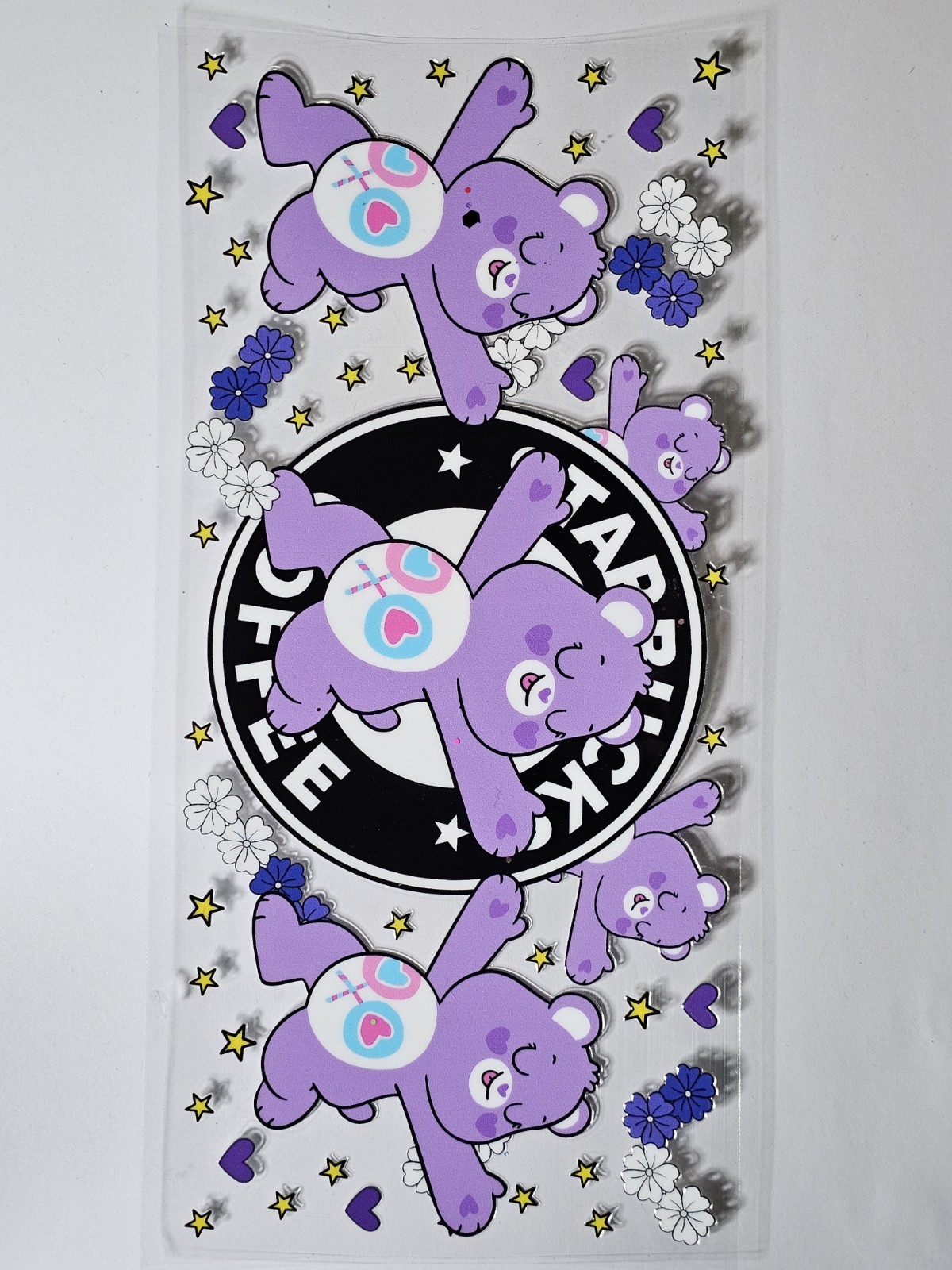 Care Bears UV DTF Transfer Sticker Wrap Tumbler UVDTF BUY 10+ GET COMBINED SHIP