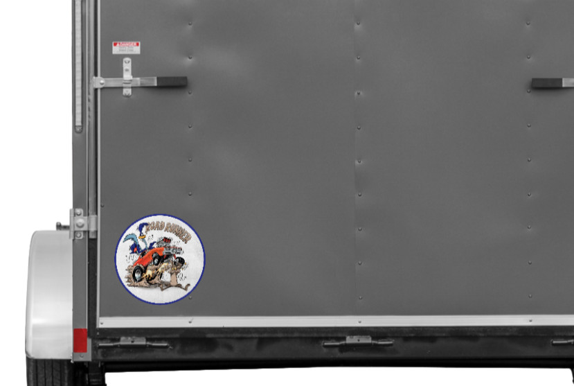 Roadrunner and Coyote – 4" Vinyl Decal Car Truck Trailer Cooler Laptop Board Bar