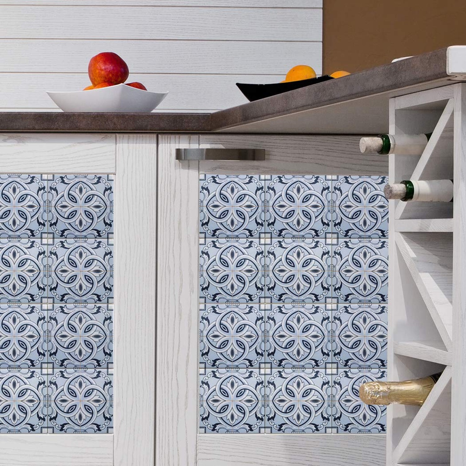 RoyalWallSkins Tile Decals 4×4 Inch – Set of 16 – Self Adhesive Peel and Stic…