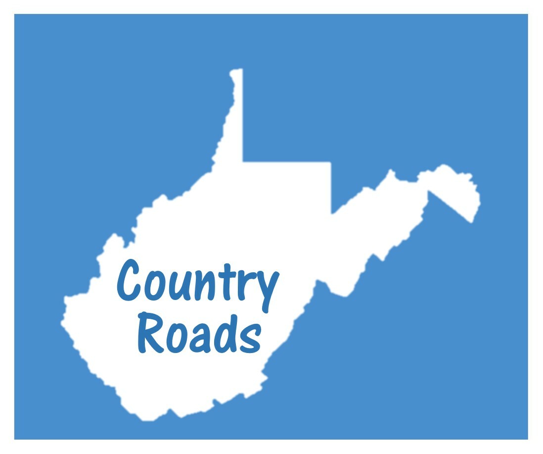 Thatlilcabin – West Virginia WV HM1821 Country Roads 6" Vinyl Decal
