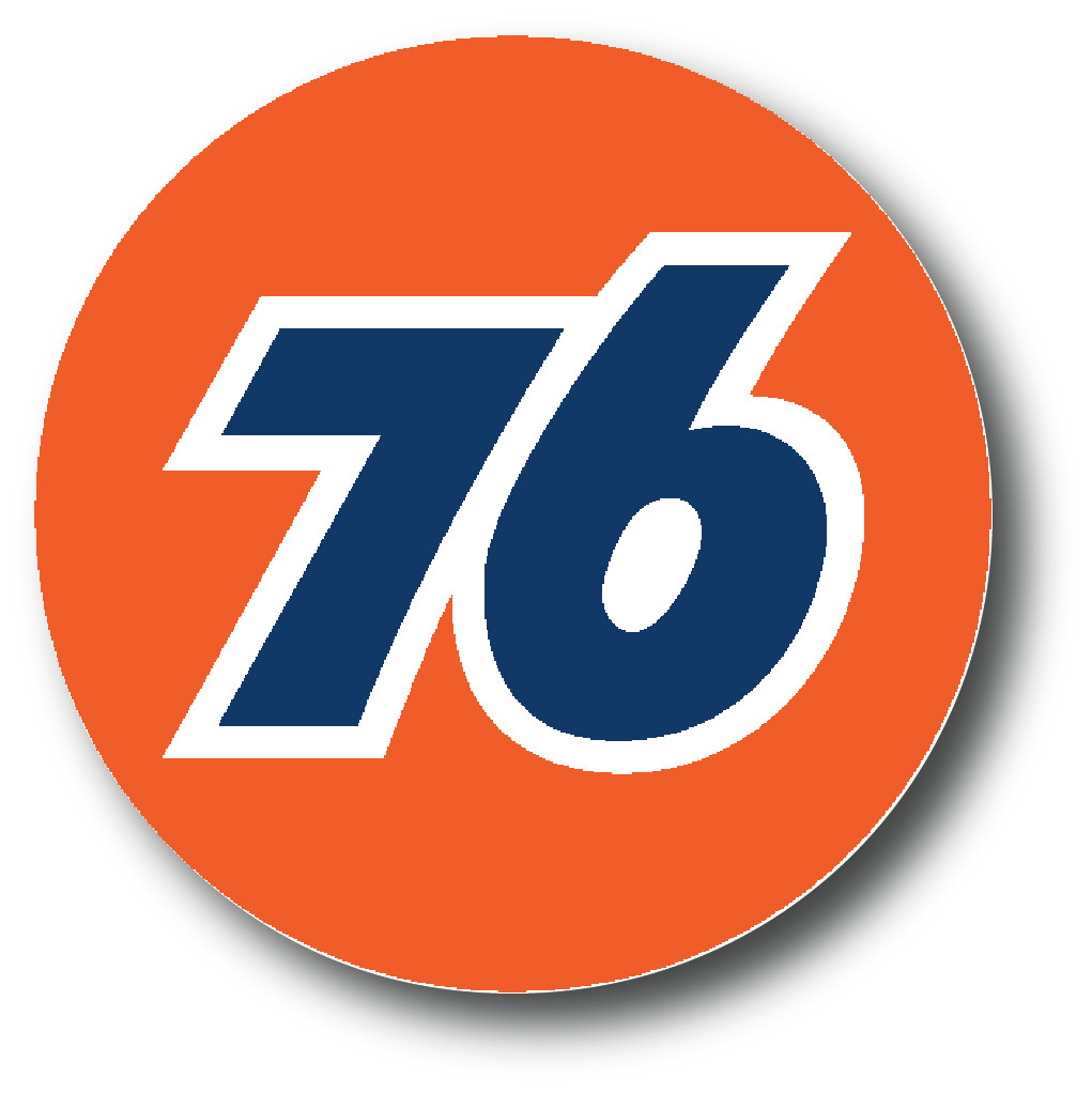 Union 76 Vinyl Sticker/Decal -Gas Oil -Vintage -Classic -Hot Rod -Racing -Garage