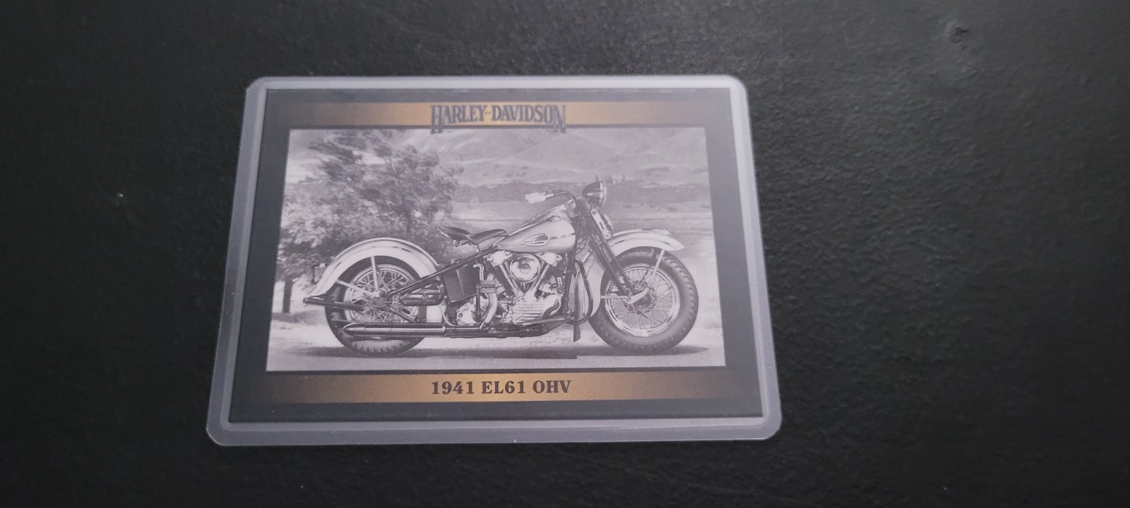 Harley Davidson Fridge/Locker/Cabinet Laminated Collectible Card Magnets VTG