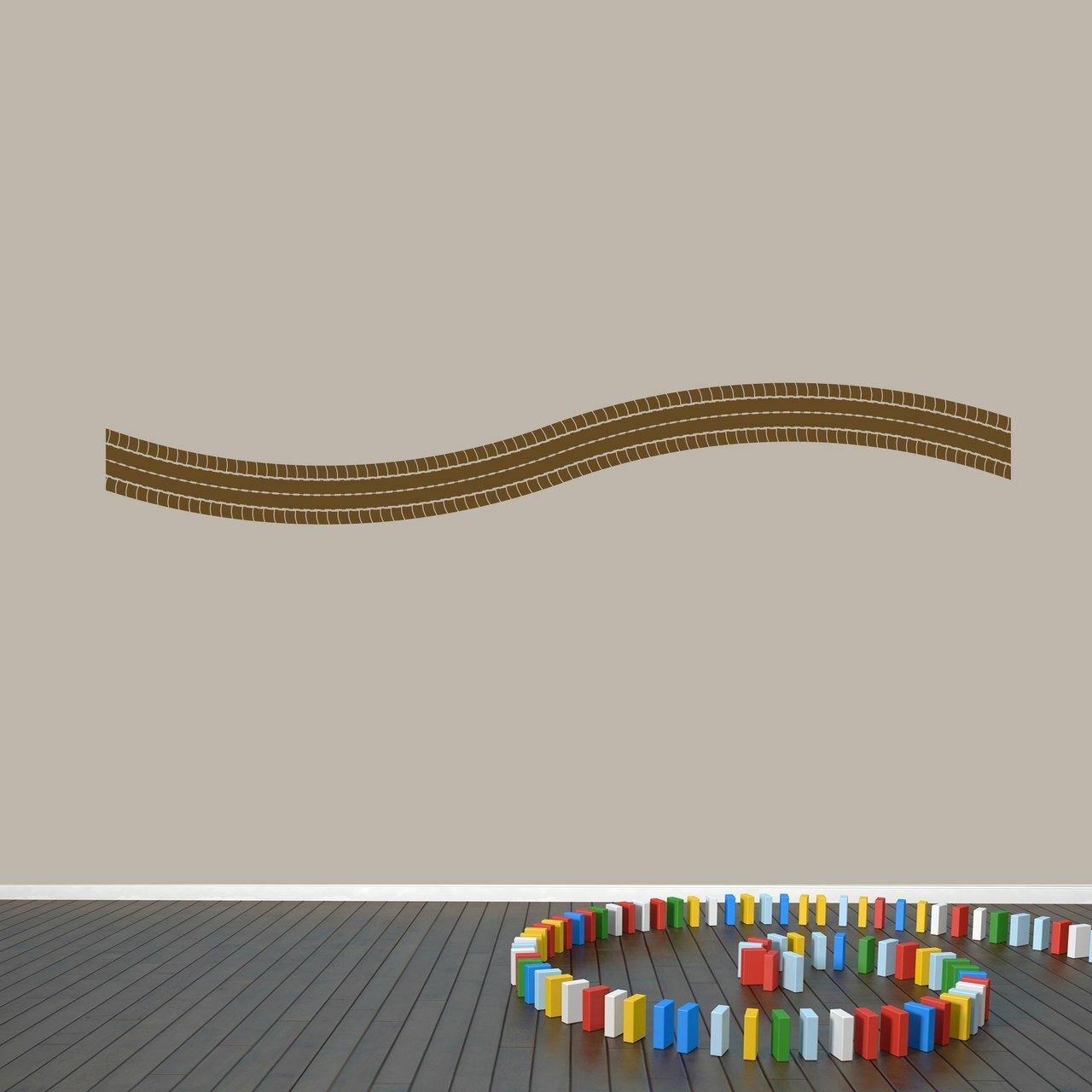 Tire Track Wall Decal – Nursery, Kids, Driving, Cars and Trucks, Mud, Playroom