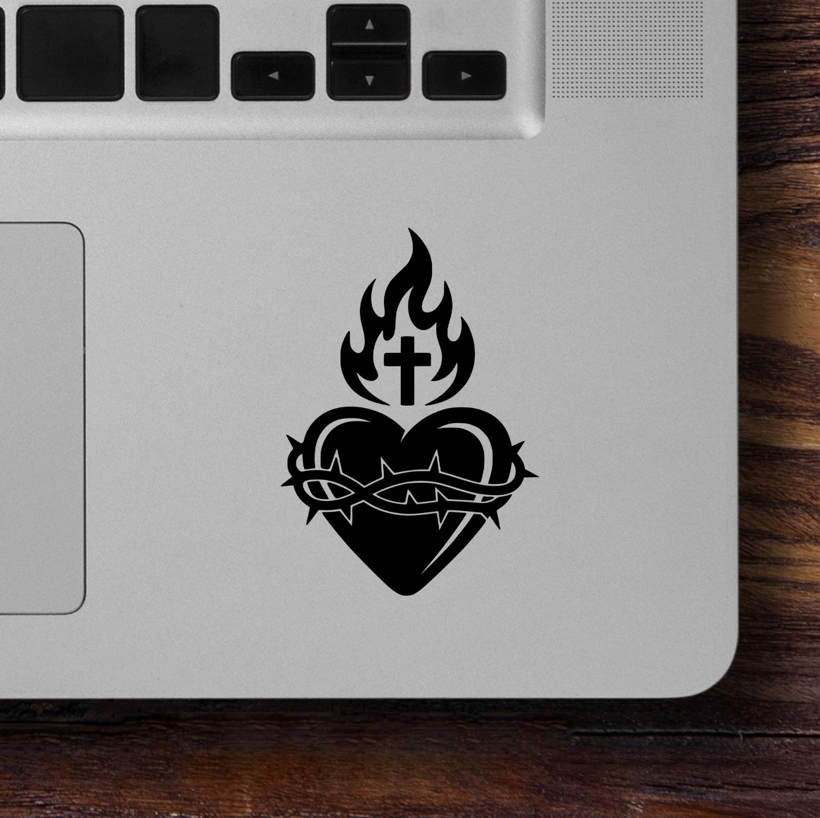 Sacred Heart of Jesus Vinyl Decal – Catholic Christian Symbol – Faith Sticker