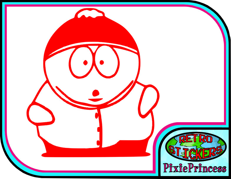 South Park Cartman Funny A Vinyl Sticker Vehicle Car Bike Wall Window Cartoon