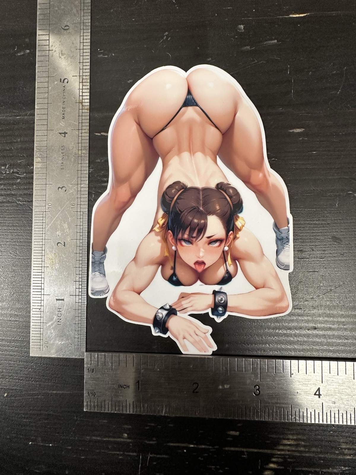 Capcom Street Fighter Chin-li Lewd 9 Vinyl Sticker Pack