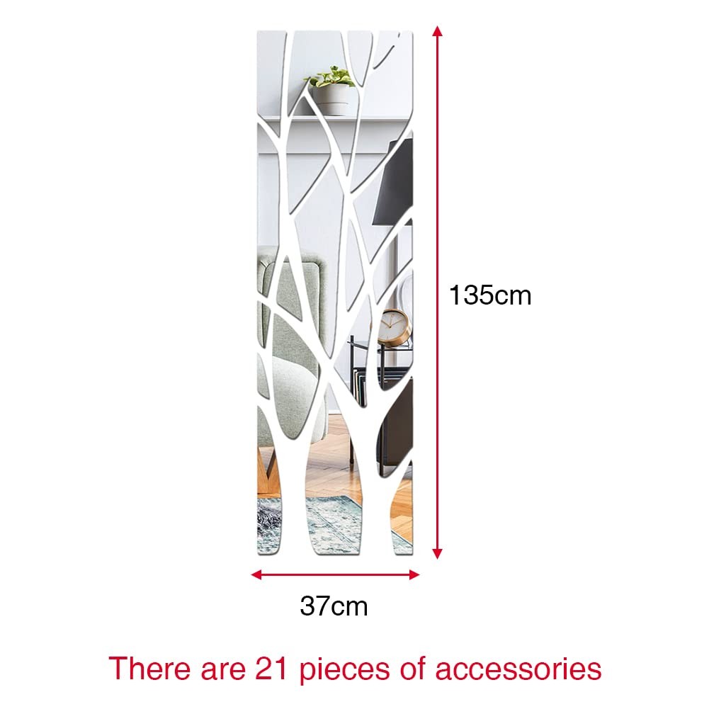 Family Tree Wall Decor Mirror Wall Art 3D DIY Acrylic Decorative Mirror Wall …