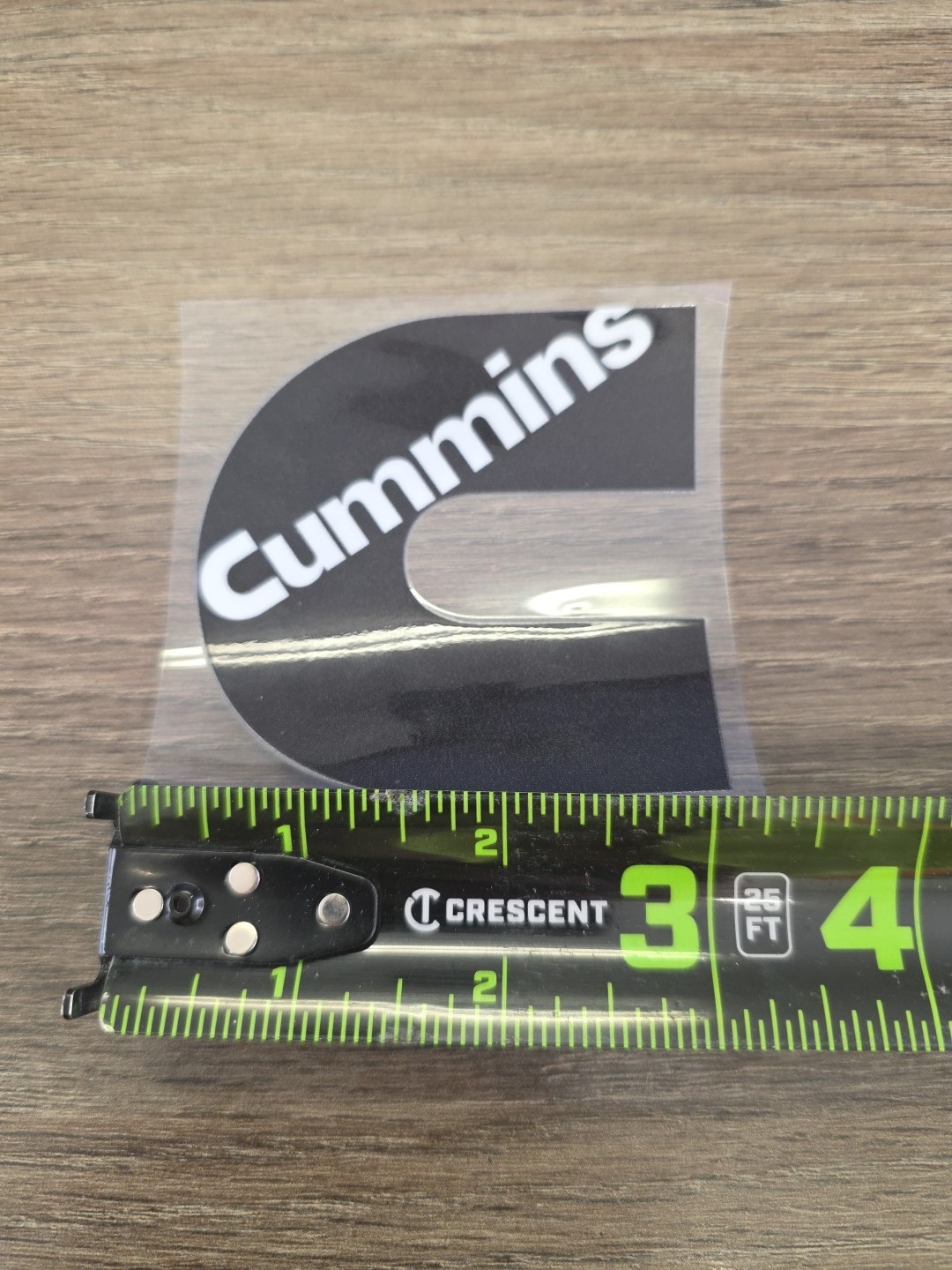 Cummins Diesel Company Logo UV DTF Decal Made In USA Waterproof