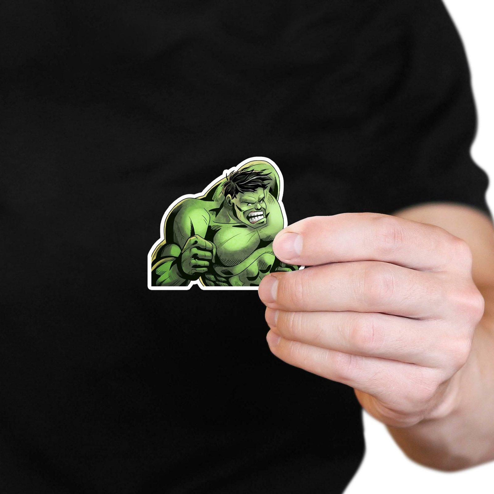 Incredible Hulk aka: Bruce Banner Superhero 3" Glossy Vinyl Sticker
