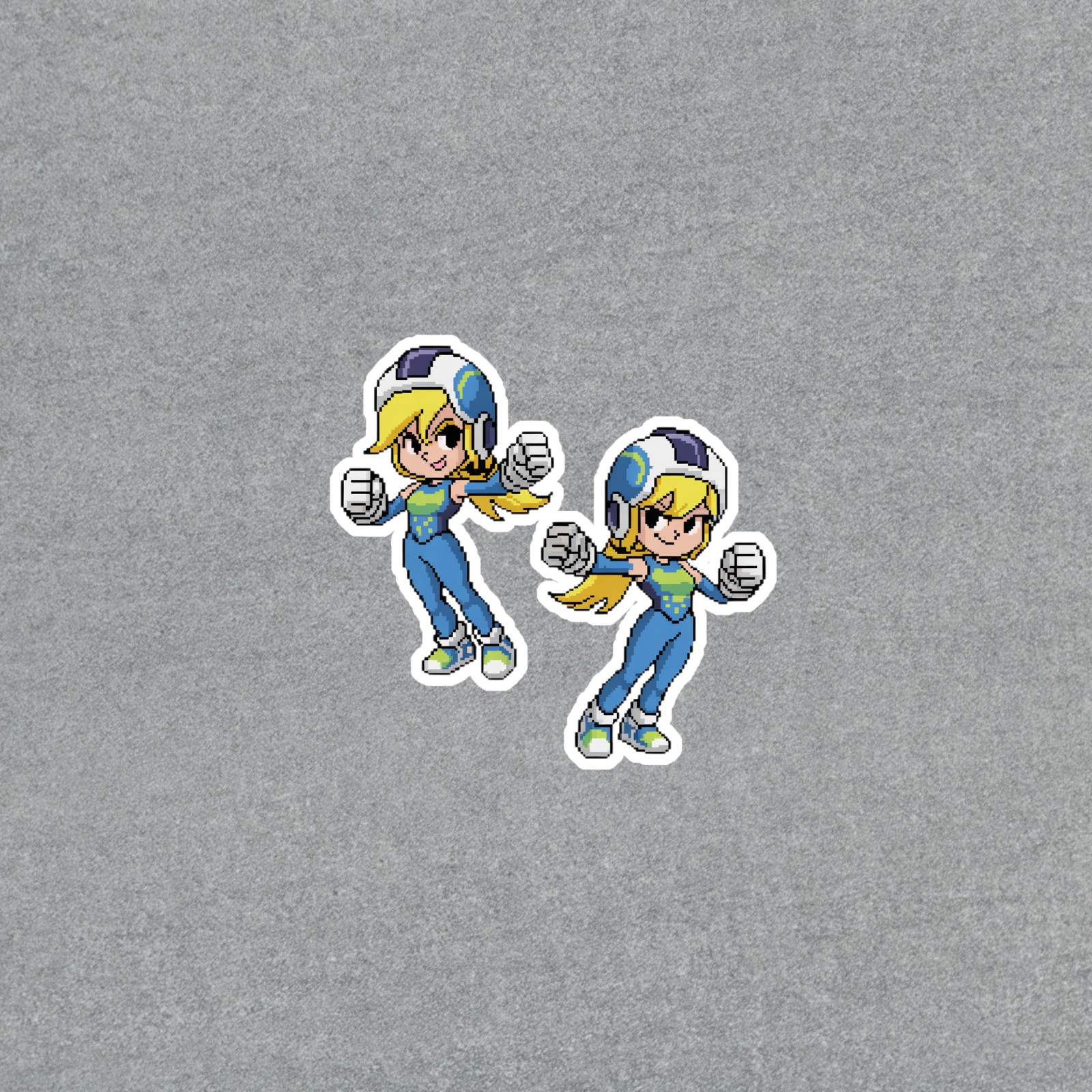 Pixel Art Retro Gaming Character Sticker Set Cute Sci-Fi Fighter #6710