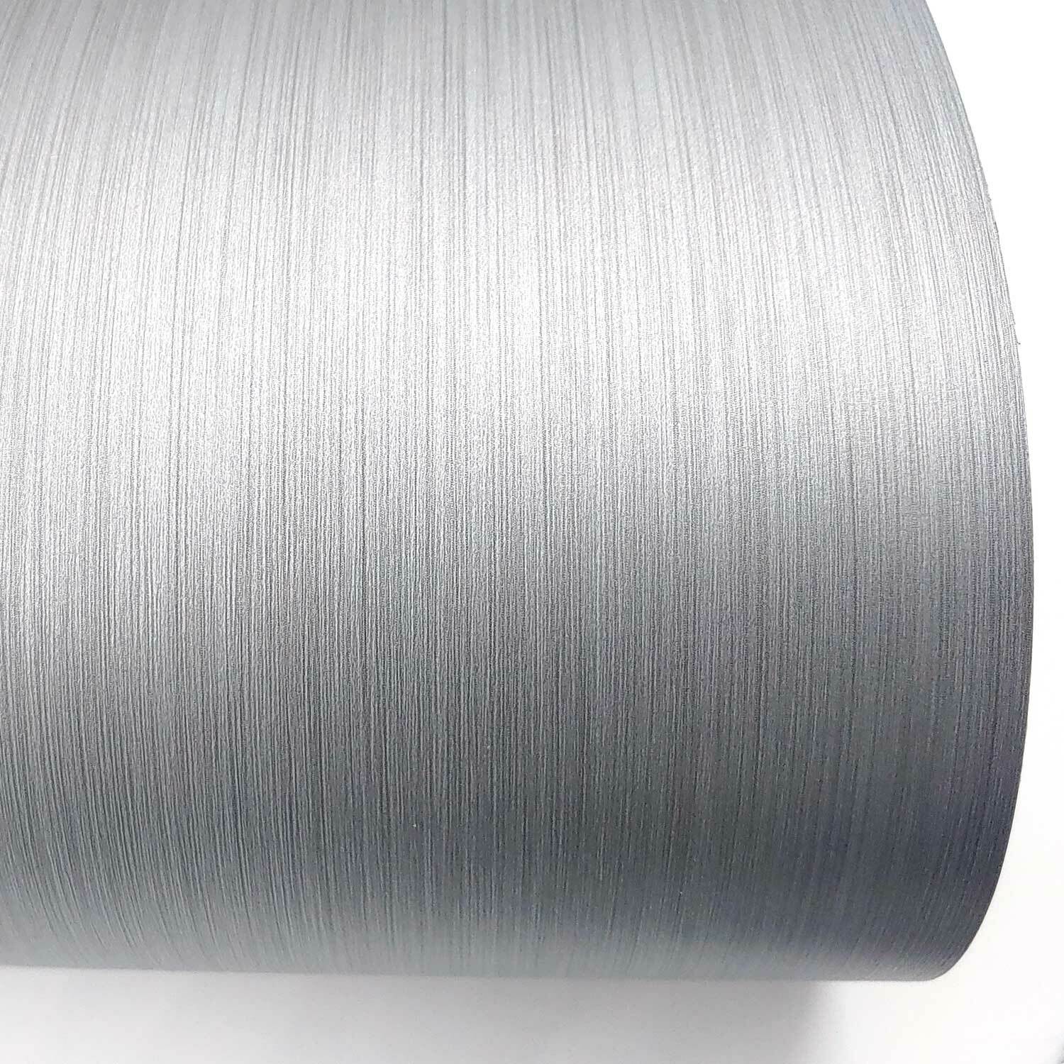 Brushed Metal Texture Interior Film – Gray