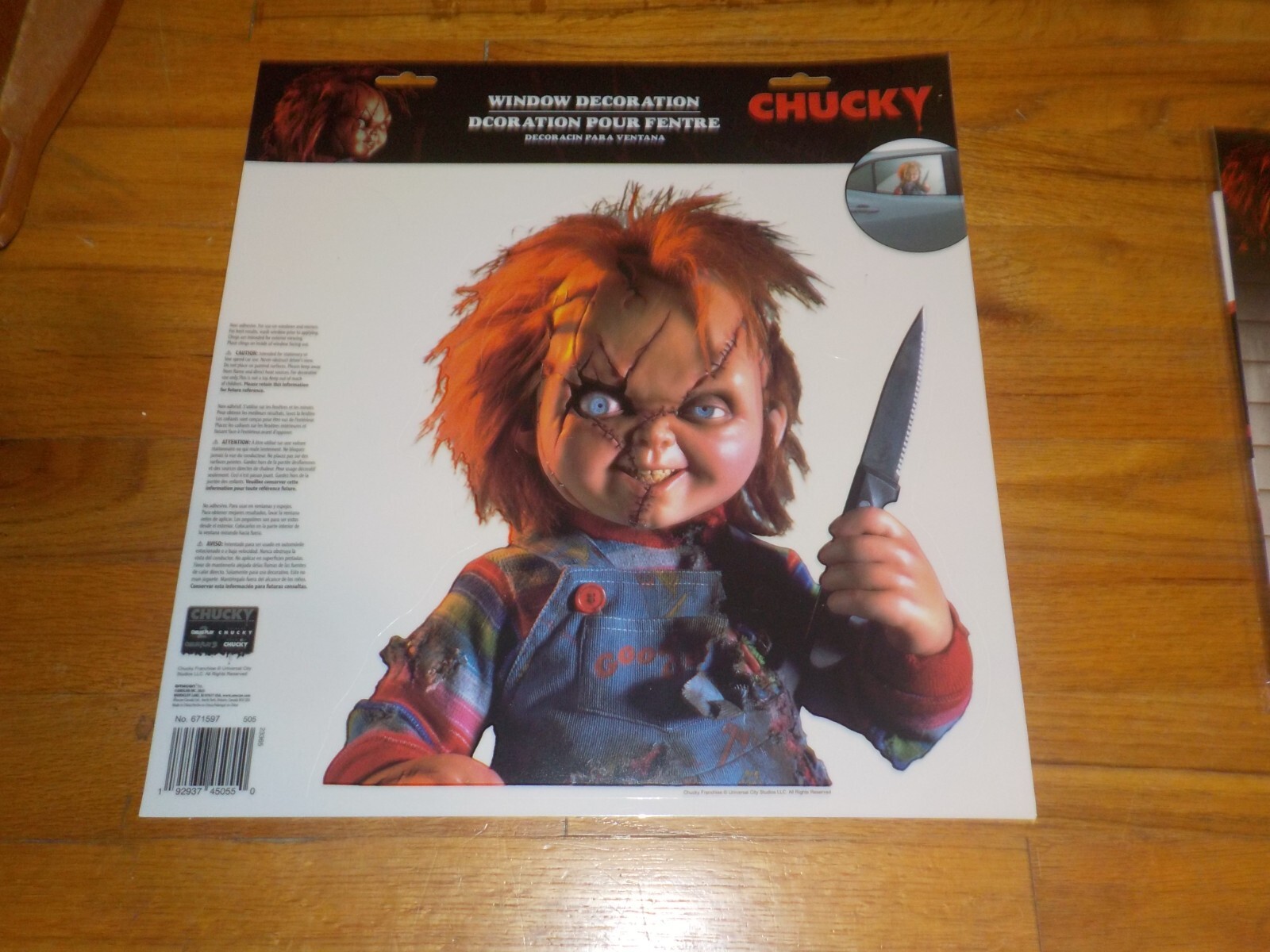 Childs Play Chucky Window Decoration/Silhouettes/Cutouts of It, Friday 13/Freddy