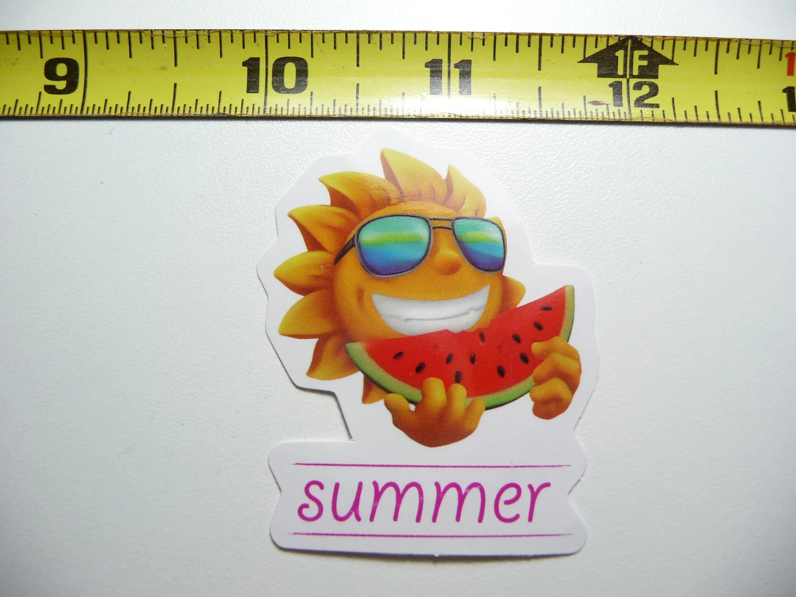 SUMMER SUN WATERMELON SMALL STICKER DECAL GLOSSY MOTIVATIONAL POSITIVE ATTITUDE