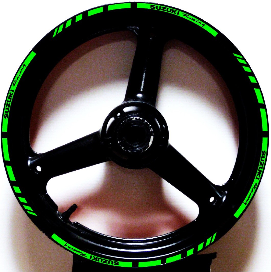CUSTOM GP RIM STRIPE WHEEL DECAL TAPE STICKER SUZUKI Racing GSX 600 750 KATANA R