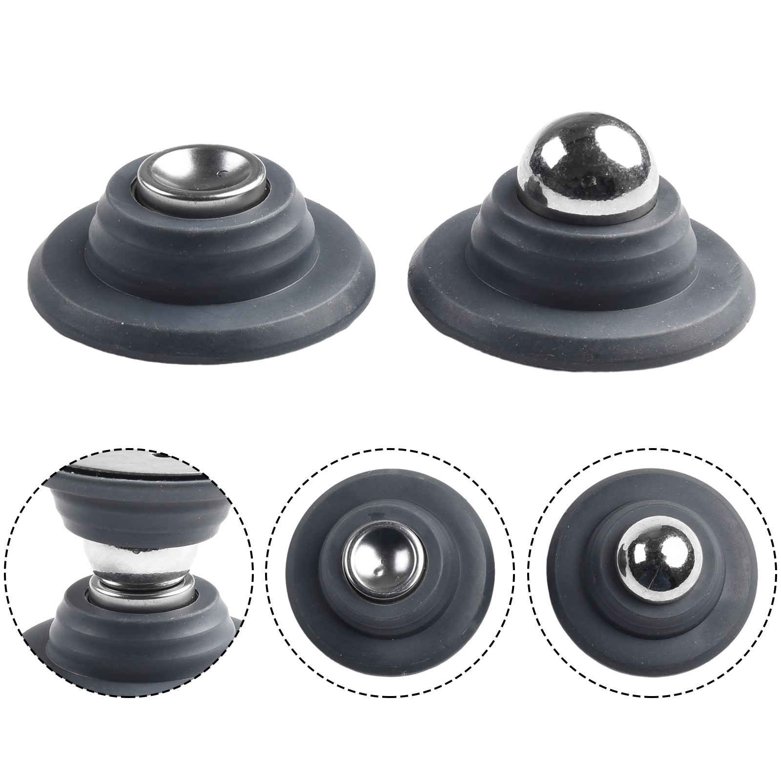Space-saving Design Silicone Door Stop Short Door Stopper Multiple Choices