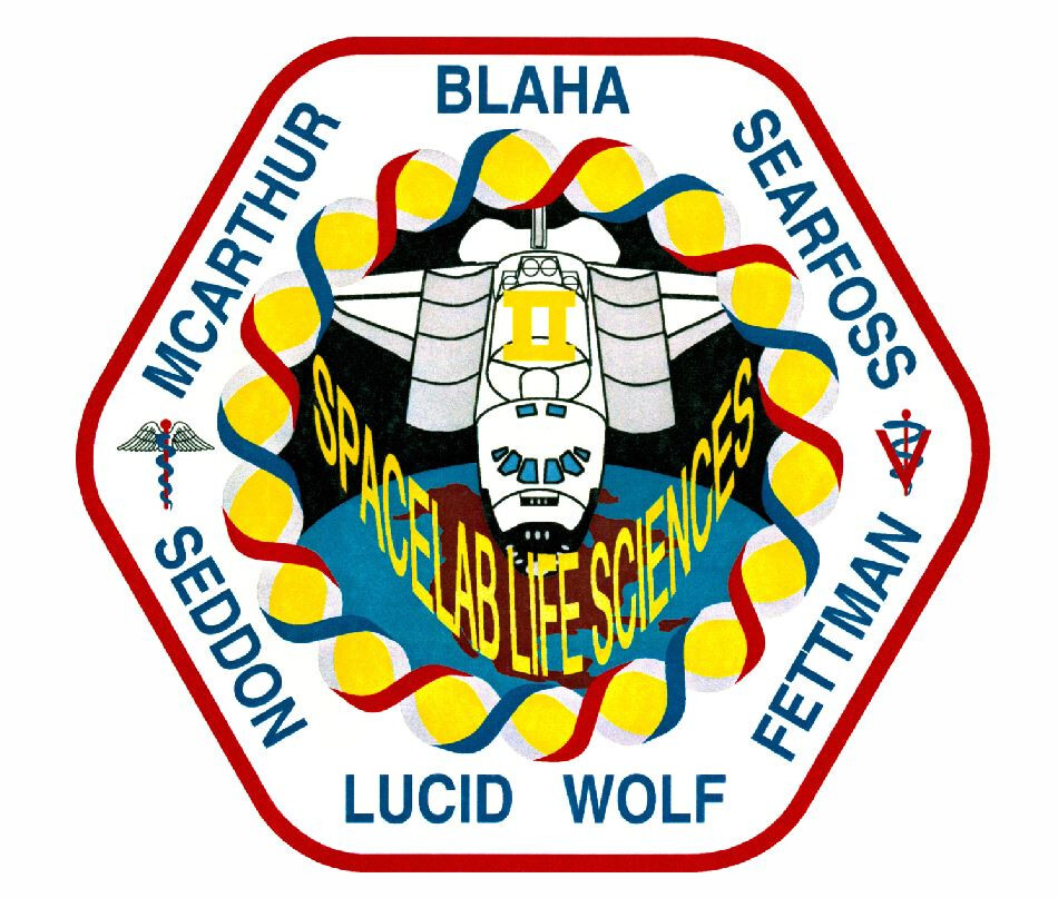 STS-58 Nasa Columbia Space Program decal Sticker M592