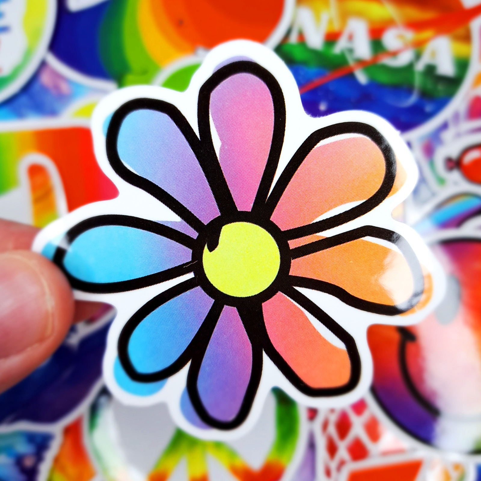 50 PCS Pride Month Sticker Pack Rainbow LGBT Queer Inclusive Stickers Gifts