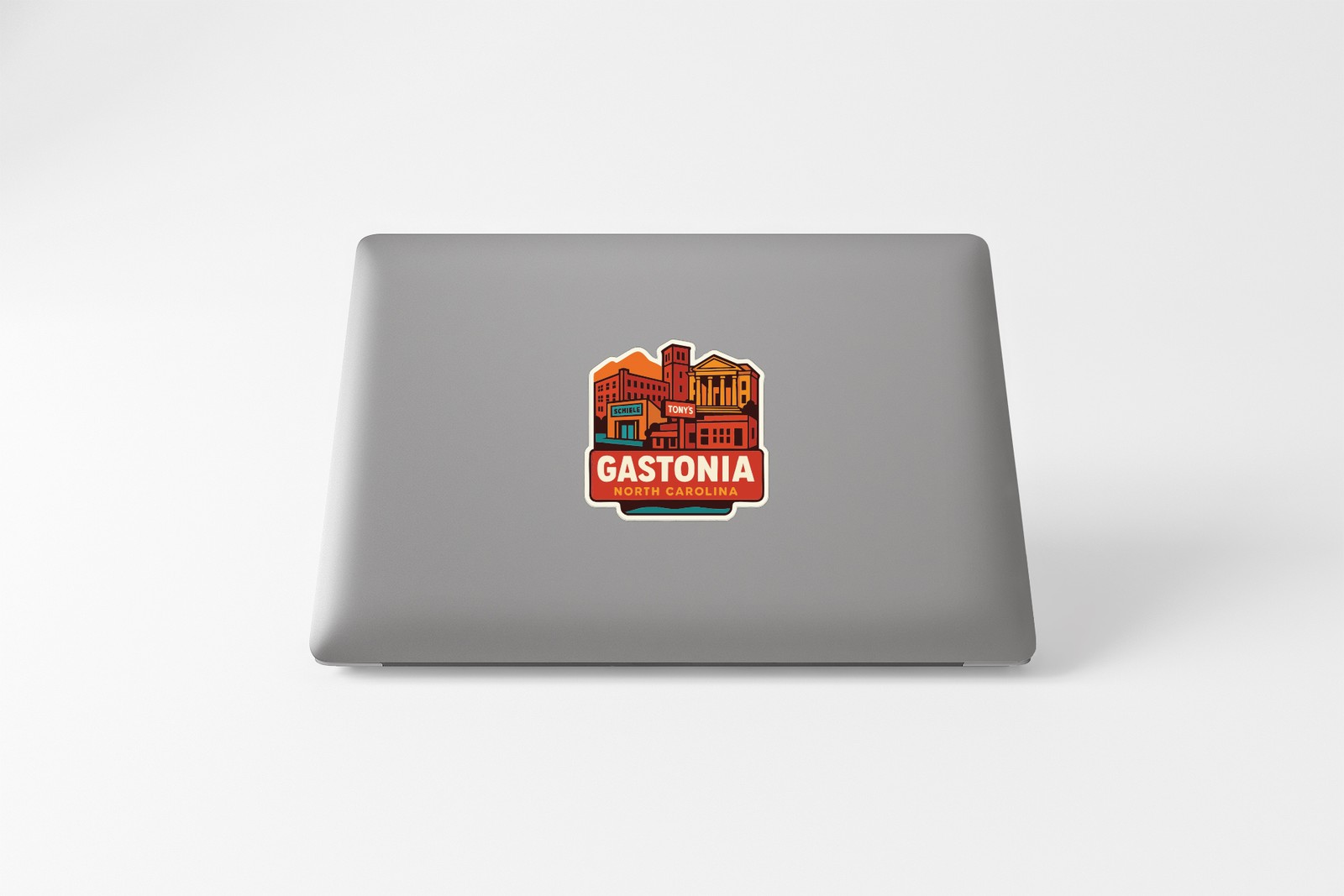 Gastonia North Carolina Sticker Decal Vinyl Die-Cut City Skyline Landmark Design