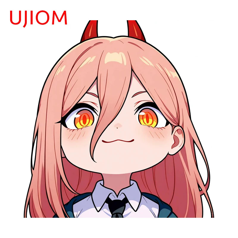 UJIOM Power Cute Girl Wall Sticker Delicate Tendy Decal Room Decoration