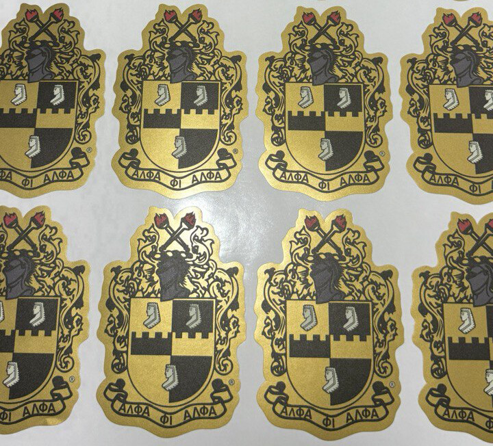 Custom Waterproof Metallic Gold Stickers Custom Gold Foil Labels Gold Stickers