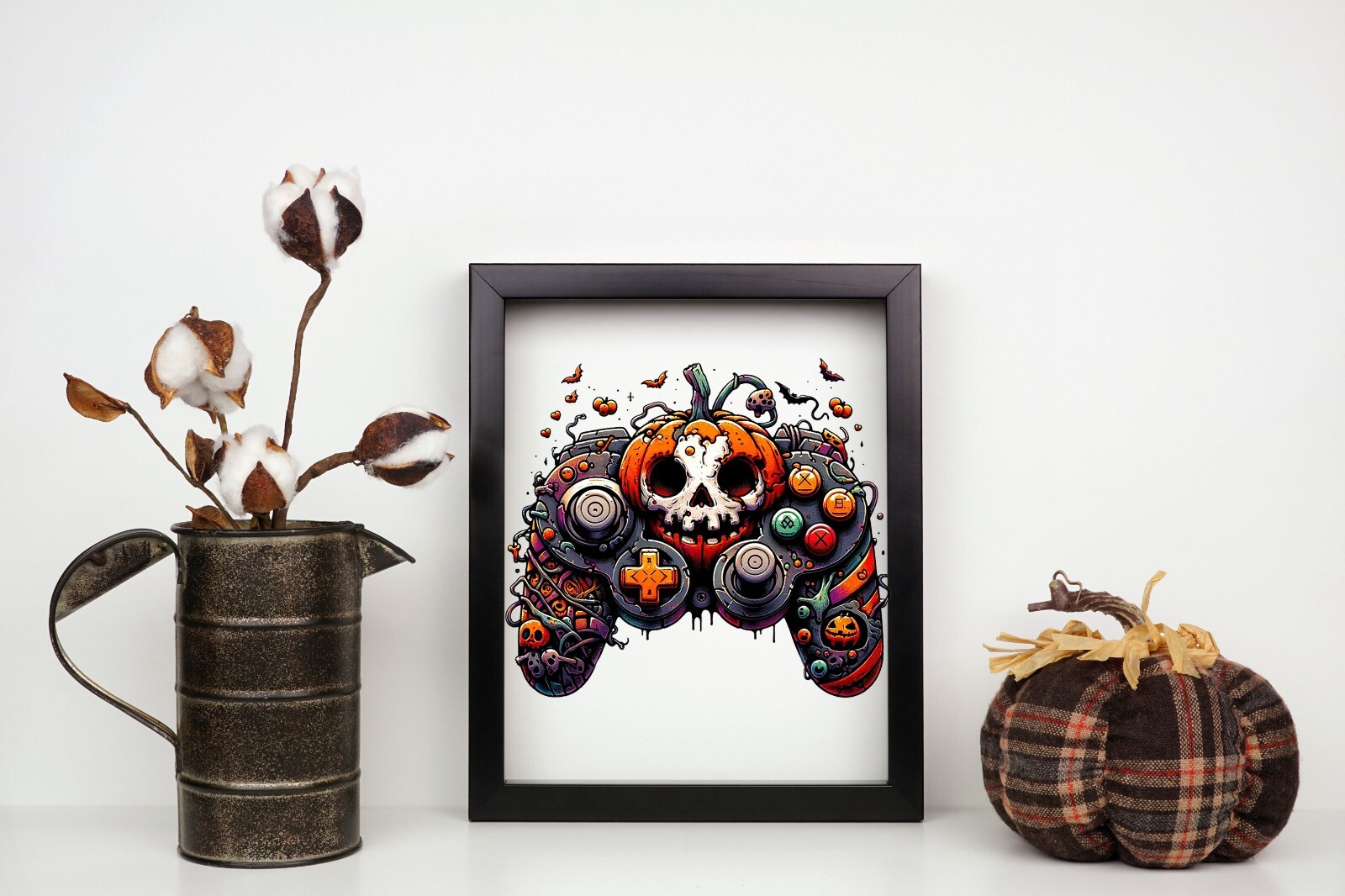 Halloween Game Controller UV DTF Transparent Sticker / Decal