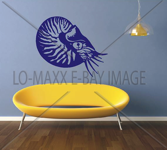Nautilus Sea Life Contemporary Art Nature Ocean Die Cut Vinyl Decal Sticker